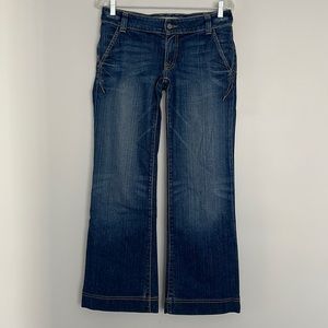 J&Company Sunset Womens Low-rise Boot Cut Jeans Sz 27